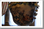 Bemalte Vase, Theatro Colon Bemalte Vase, Theatro Colon