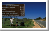 Strassenschild, Lasseter Highway Strassenschild, Lasseter Highway