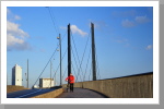 Rheinbrücke bei Düsseldorf Rheinbrücke bei Düsseldorf