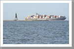 Containerschiff, Cuxhaven Containerschiff, Cuxhaven