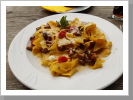 Pasta mit Pfifferlingen, Gasthof Paflur