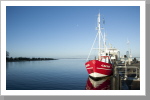 Boot im Hafen von Schaprode