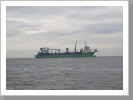 Ein Saugbaggerschiff Ein Saugbaggerschiff