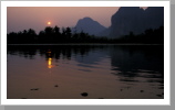 Sonnenuntergang, Vang Vieng Sonnenuntergang, Vang Vieng