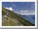 Im Hintergrund des Sees die Ortlergruppe Im Hintergrund des Sees die Ortlergruppe