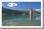 Der Reschensee in Graun Der Reschensee in Graun