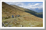Schweizer Radlergruppe auf dem Bimbam Trail Schweizer Radlergruppe auf dem Bimbam Trail