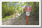 Sperrung am Propain Trail Sperrung am Propain Trail