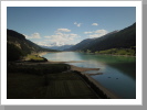 Blick vom Reschensee auf die Ortlergruppe Blick vom Reschensee auf die Ortlergruppe